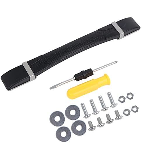 Mxfans Suitcase Luggage Handle Holder Strap Handle 26.5cm with Brackets Black B120