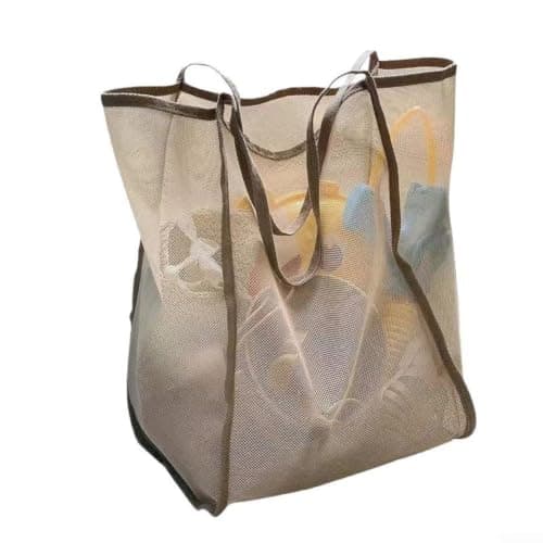 Black Mesh Storage Bag Breathable Travel Organizer — view 5