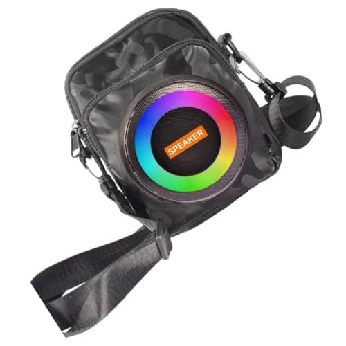 Aundhegrtt Outdoor Rechargeable Waterproof Bluetooth Speaker Large Capacity Power Bank for Hiking Traval Travel Back Pack Speaker Bag — view 6