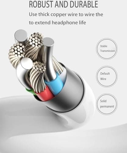 Spy Tec Earphones,In-Ear Headphones Wired Earbuds, Noise Isolating Headset Noise Isolation Corded for 3.5mm Jack Ear Buds for iPhone, iPad, Samsung, Computer, Laptop, Gaming, Sports, MP3 Players etc. — view 4