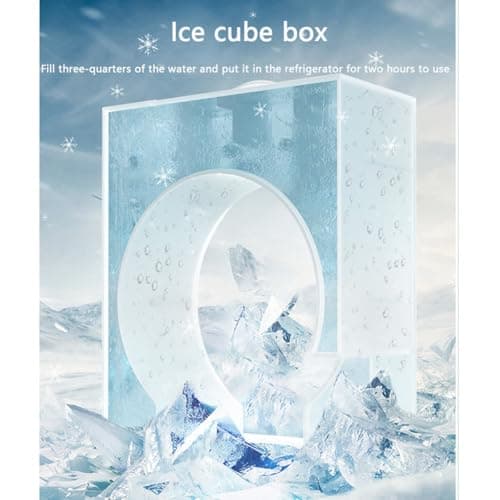 Air Cooler, Mini Portable Air Conditioner Fan,Noiseless Evaporative Air Humidifier,Air Con Unit,3 in1 Desk Air Cooler 3 Wind Speeds,Cooling Mist,7 LED Lights Desk Cooler for Home Travel Office — view 4