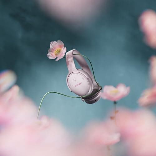 Bose QuietComfort Wireless Noise Cancelling Headphones, Bluetooth Over Ear Headphones with Up To 24 Hours of Battery Life, Petal Pink - Limited Edition — view 6