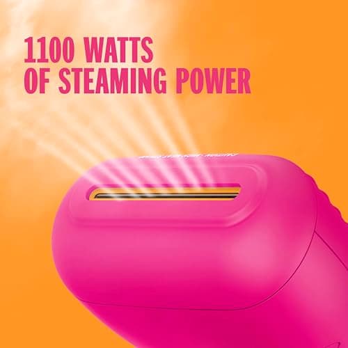 Conair Extreme Steam Handheld Clothes Steamer, 90ml detachable water tank, Fast 35 second heat up, Lightweight Travel Garment Steamer, Worldwide Use, Pink, GSC24PKU, UK Plug — view 6
