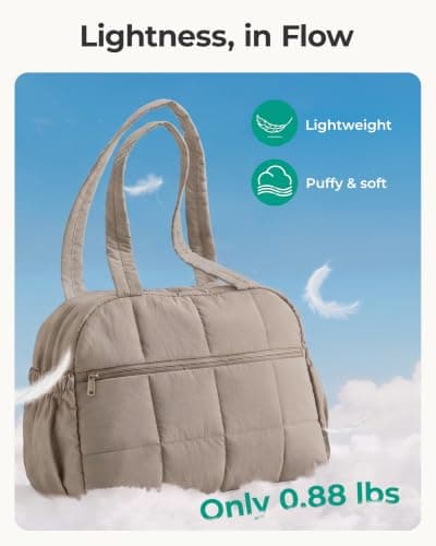 BAGSMART Women's 20L Travel Bag Weekend Overnight Gym Duffle Set — view 5