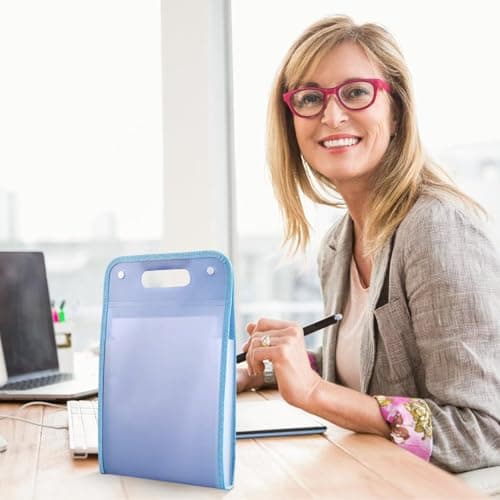 Expandable File Folder Organizer Large Capacity Waterproof Document Case — view 2