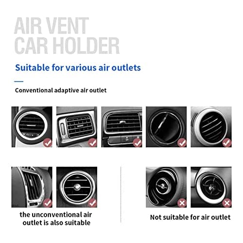 GANYKQ Car Mount Car Phone Mount Upgraded Air Vent Phone Holder for Car Handsfree Cellphone Car Mount — view 2