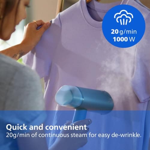 Philips Handheld Garment Steamer 3000 Series, 20 g/min, Great for Travel — view 3