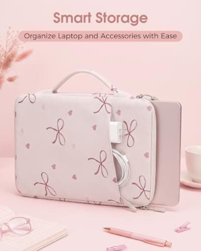 ProCase Laptop Sleeve for MacBook Neo 13 Inch 2026 -Bowknot — view 3