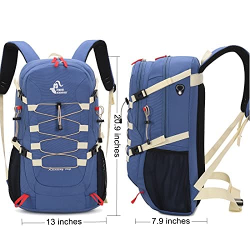 Bseash 40L Lightweight Waterproof Hiking Backpack with Rain Cover,Outdoor Sport Travel Daypack for Camping Climbing Skiing Cycling — view 2
