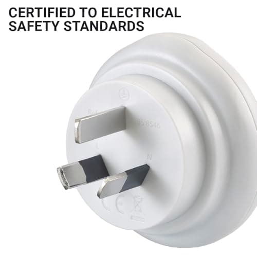 Go Travel UK to Australia and China Plug Adapter, earthed & compact — view 4