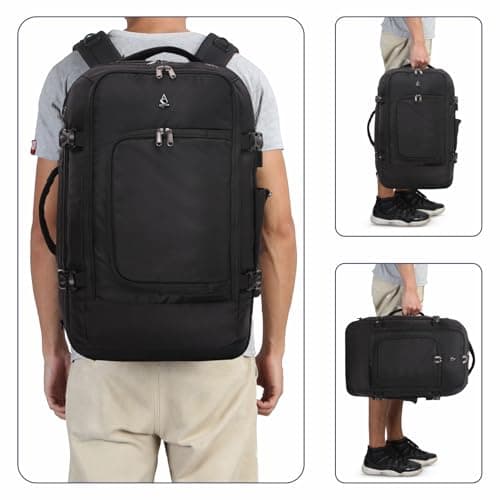 Aerolite 55x35x20cm 39L Cabin Luggage Backpack, Fits 15in Laptop, x2 — view 3