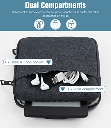 TiMOVO 6-7 Inch Sleeve Case for eReader, Space Gray — view 5
