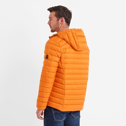 TOG24 North Mens Hood Jacket RDS Duck Down Warm Insulation Packaway Travel — view 3
