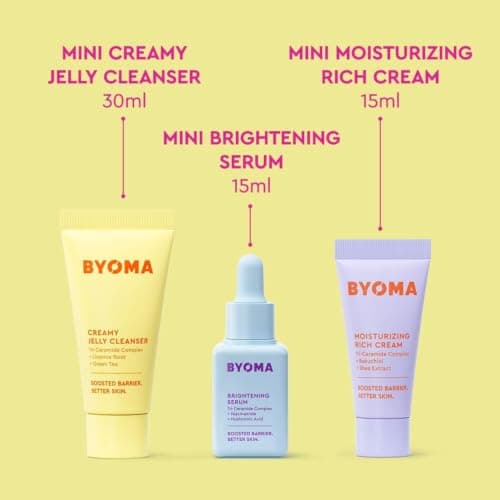 BYOMA So Bright Travel Size Gift Set - Skincare Minis (30ml, 15ml, 15ml) — view 3