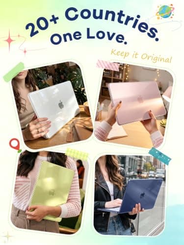 EooCoo for MacBook Neo Case 13 inch 2026 A3404 A18-Pro Crystal Clear — view 2