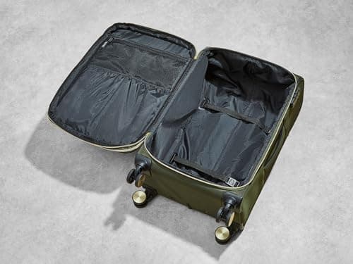 Rock Sloane Medium 52/59L Expandable Soft Shell Suitcase - Khaki — view 4