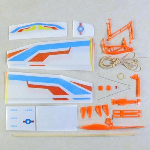 Rubber Band Airplane,Play Aircraft | Rubber Band Powered Glider Airplane Model | for Kids Boys Girls Students Adults Outdoor Camping Garden Sports — view 6