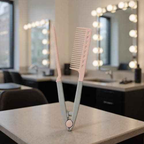 Straighten Comb for Hair V Shaped, Flat Ironing — view 2