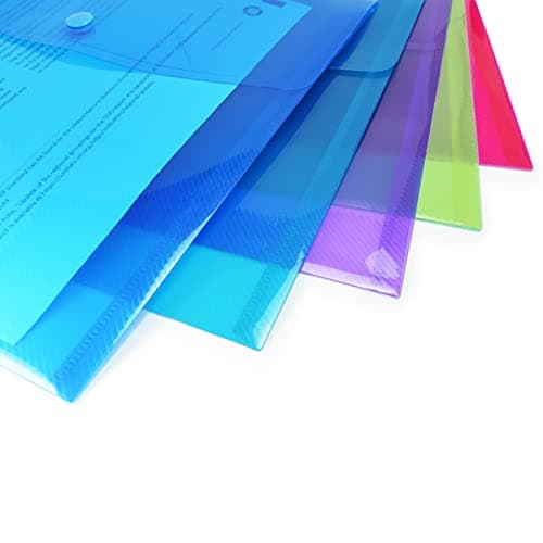 Rapesco 1677 ECO Recycled Popper Wallets, A4+, Pack of 25 — view 3