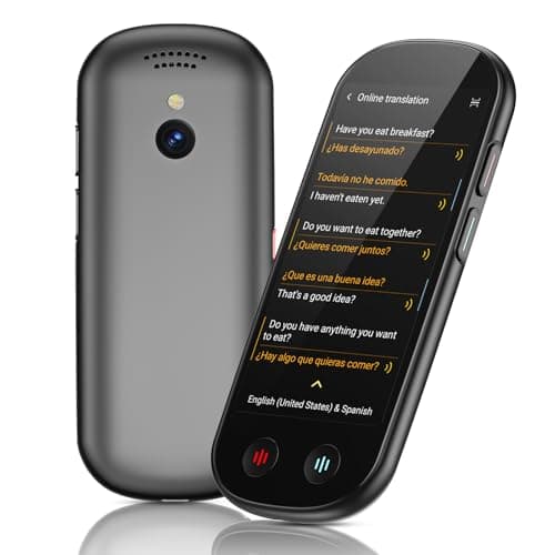 Language Translator Device No WiFi Needed, Upgraded ChatGPT Ai Translator