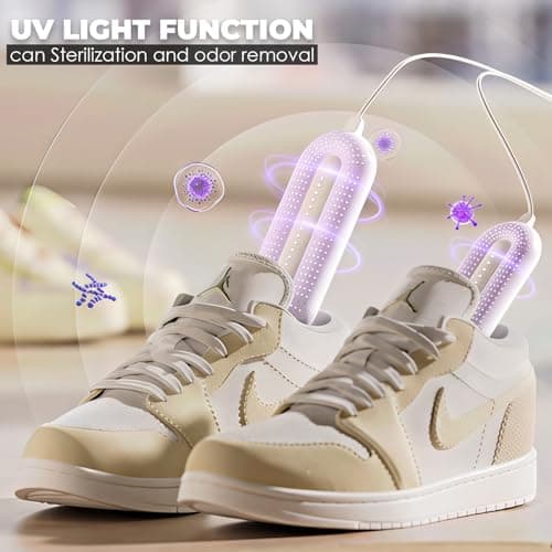 Electric Shoe Dryer, Boot Warmer, Portable Footwear Dryer Machine, 4/8/12 Timer, For Shoes, Ski Boots, Gloves, Socks, Ideal for Winter, Rainy Days, Travel, UK Plug — view 4