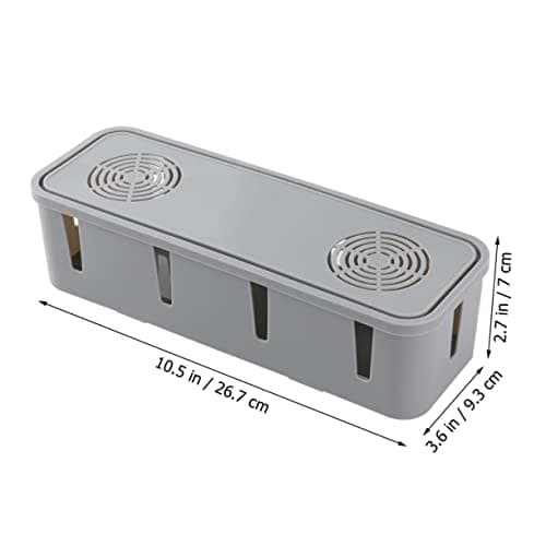 Cable Storage Organizer Box for Phone Chargers and Modem Adapters — view 2