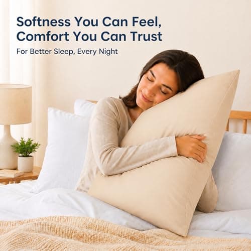 ZPECC Beige Pillow Cases King Size 12 Pack with Envelope Closure — view 5