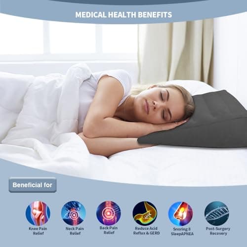 Inflatable Wedge Pillow for Travelling, Portable & Lightweight Support — view 5