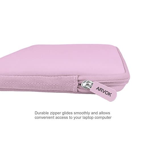 Arvok 15 15.6 16 Inch Laptop Sleeve Multi-Color Size Choices Case/Water-resistant Neoprene Notebook Computer Pocket Tablet Briefcase Carrying Bag/Pouch Skin Cover For HP/Dell/Lenovo/Asus/Acer Pink — view 6