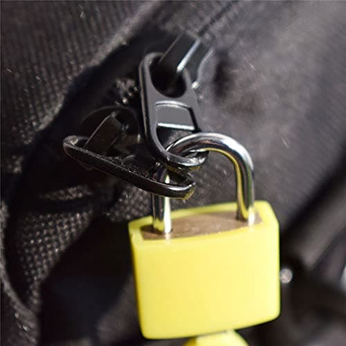 2 Pack Luggage Locks with Keys, Coloured Small Suitcase Padlocks Mini Keyed Travel Lock for Gym Locker, Backpack, Laptop Bag, School (Purple) — view 4