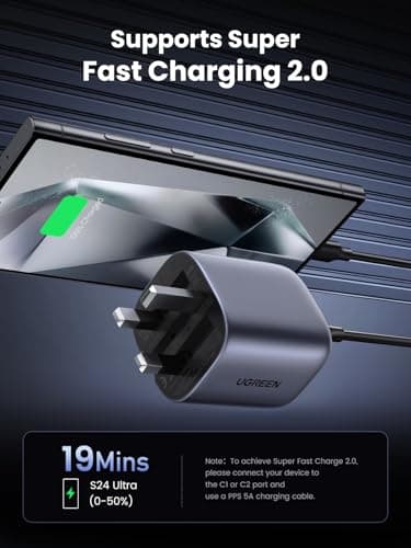 UGREEN USB C Plug 65W Nexode 3C1A Foldable Plug GaN Travel Charger — view 4