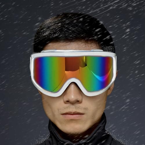 BDSHUNBF 2 Pcs Ski and Snowboard Goggles for Men and Women, Protection Anti-Dust, Anti-Fog, Windproof — view 6
