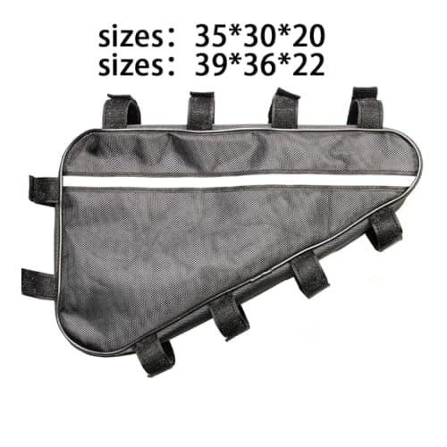 Adoorniequea Bike Frame Bag,22cm,Black *,* *22cm Durable,Black 39 * 36* — view 3