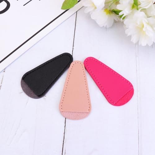 ABOOFAN Hairdressing Scissors Cover with 3 Portable Leather Cases for Travel and Salon, Compatible with Teeth Scissors and Eyebrow Trimmers — view 6