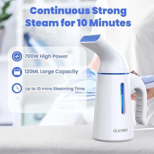 OLAYMEY Clothes Steamer 700W Handheld Portable Steam Iron — view 2