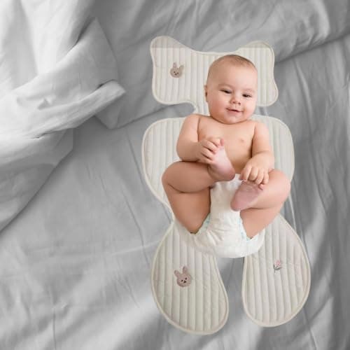 Car Seat Cooler Pad Cotton Soft Breathable Washable Liner Mat — view 4