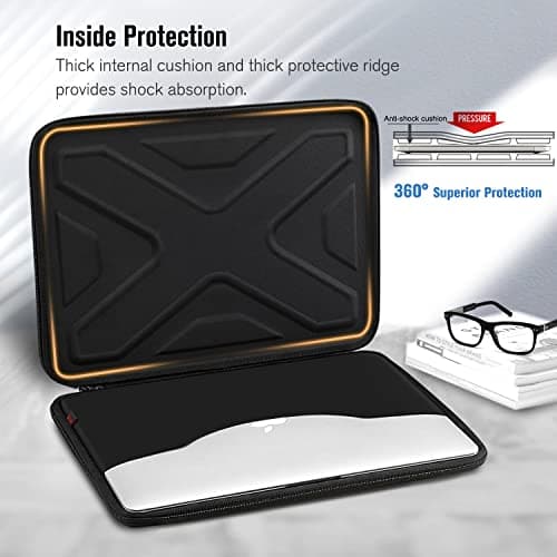 SITHON Hard Shell Laptop Sleeve Case for 15" MacBook Air M5/A3448 (2026) — view 3