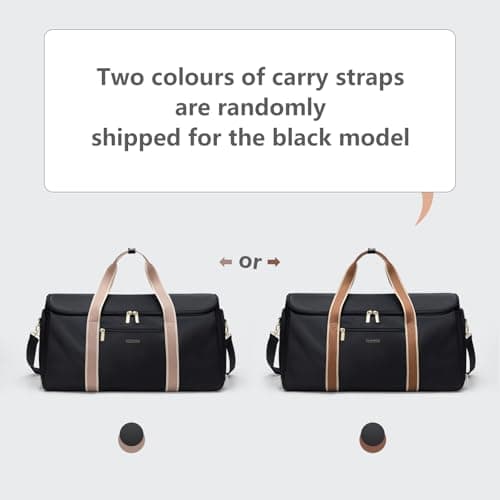 Garment Bags for Travel 2 in 1 Convertible Suit Travel Duffel Bag for Women, Carry On Weekend Overnight Bag with Shoulder Strap and Shoes Compartment for Weekend Trip and Business Trips (Black) — view 5