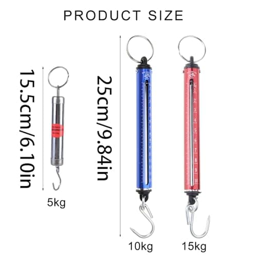 Mechanical Spring Scale with Hanging Hook, 5kg / 10kg / 15kg, 5kg — view 3