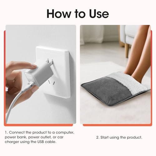 Magnetic Feet Warmer - 800mAh Foot Warmer, PP Smart Refrigerator Odor Absorber | Rechargeable Air Cleaner for Fridge, Freezer, Wardrobe, Shoe Cabinet, Toilet, Room, Travel & Household Use — view 6