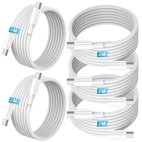 Gartmost 5Pcs USB C to USB C Fast Charging Cable, Data Transfer【5x200CM】