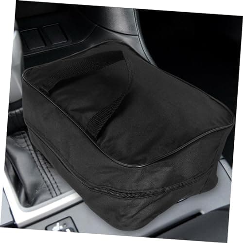 LALADEFIEE Air Compressor Carrier Bag Portable Car Vacuum Cleaner Inflator Pump Storage Bag Foldable Canvas Tire Pump Carrier for Compressor Ideal for Vehicle Accessories — view 3