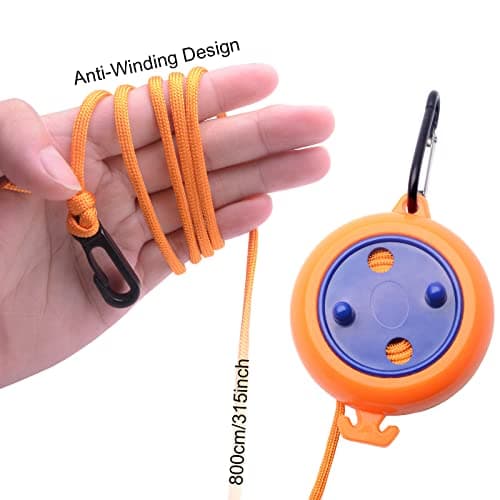 Retractable Washing Line, 8M Portable Retractable Travel Cloth Line, Laundry Rope, Camping Washing Anti Winding Line Clothes Airer Hanger For Travel Holiday Outdoor Indoor — view 3