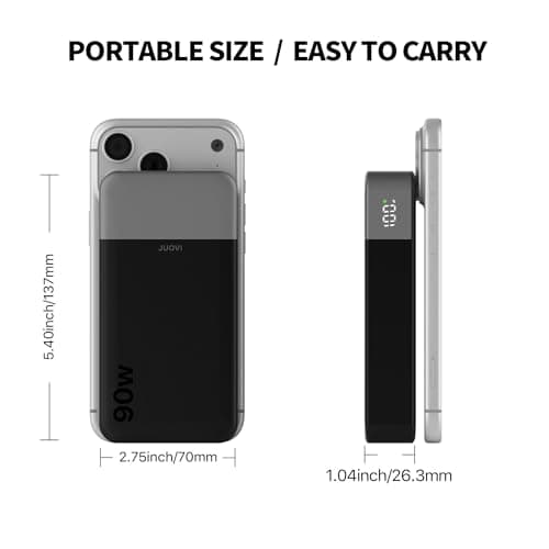 JUOVI Power Bank 90W 20000mAh PD QC Fast Charging Portable Charger — view 6