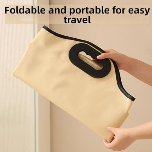 Foldable Deep Soaking Tub with Drain Valve, Portable Pedicure Basin for Legs, Insulated Large Capacity Travel Foot Soaker(A) — view 3