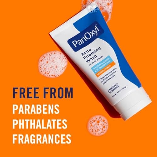 Skincare Set: PanOxil Foaming Wash 5.5 oz 2-Pack + LUXPAKS Wipe — view 2