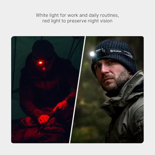 OLIGHT Perun 3 Mini Head Torch Rechargeable, 1100 Lumens Bright Headlamp — view 3