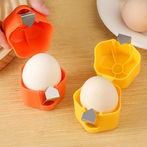 Egg Shell Opener, 2026 New Egg Opener, Eg-g Shell Separator for Raw Eggs Gadgets Cracker Tool, Upgrade Stainless Steel Eggs Cutter EggCracker Tool Multifunctional EggCutter Multipack — view 3