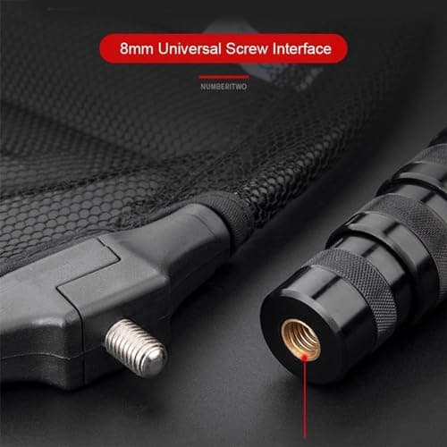 BBTISG High Carbon Plunge Pole, Carbon Fiber Tent Pole Telescopic Adjustable Short Pole Awning Poles for Fishing Rods, Camping Poles, Tarpaulins, Awning, Canopy, Porch, Awning (1.3m) — view 5