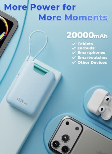 Gidues M2 Portable Charger（blue） — view 2